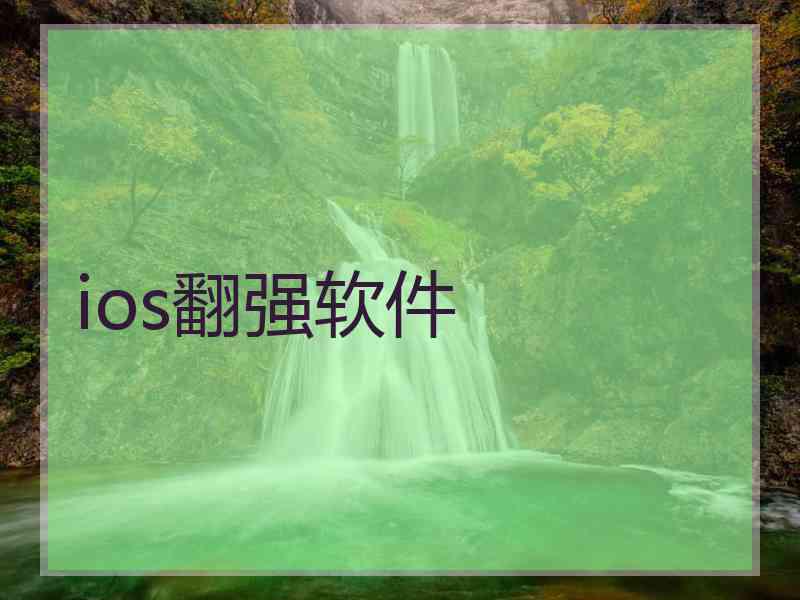 ios翻强软件