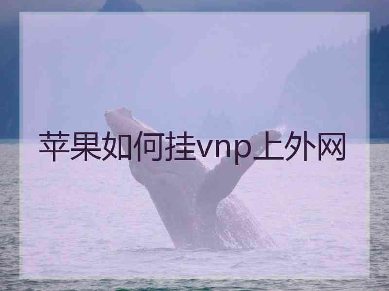 苹果如何挂vnp上外网