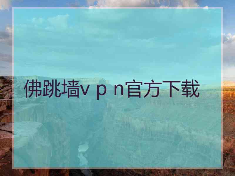 佛跳墙v p n官方下载