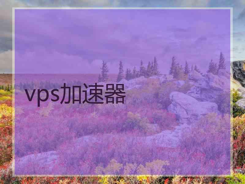 vps加速器