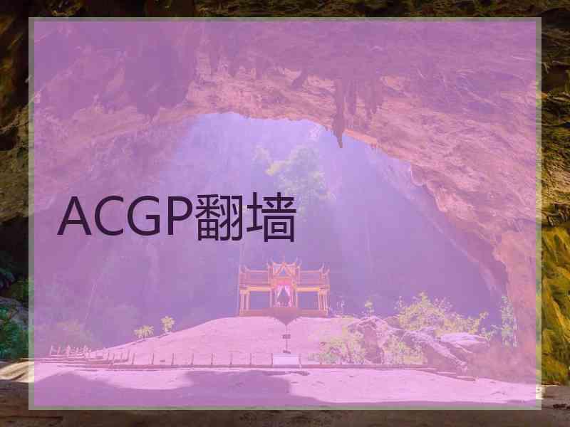 ACGP翻墙