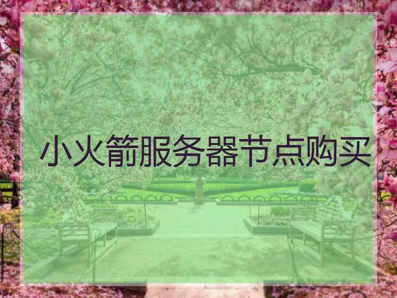 小火箭服务器节点购买