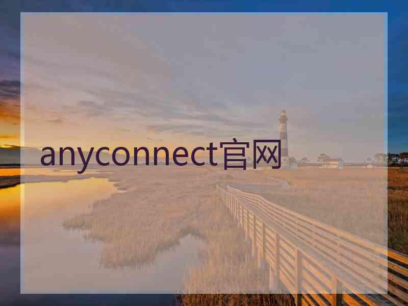 anyconnect官网