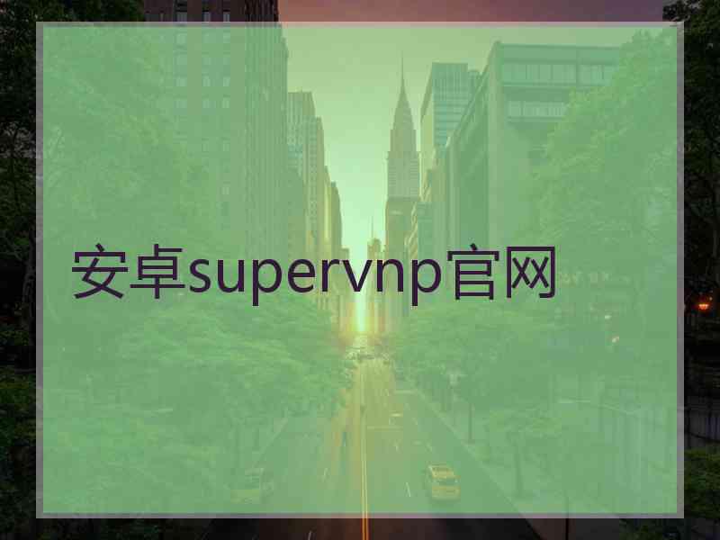 安卓supervnp官网