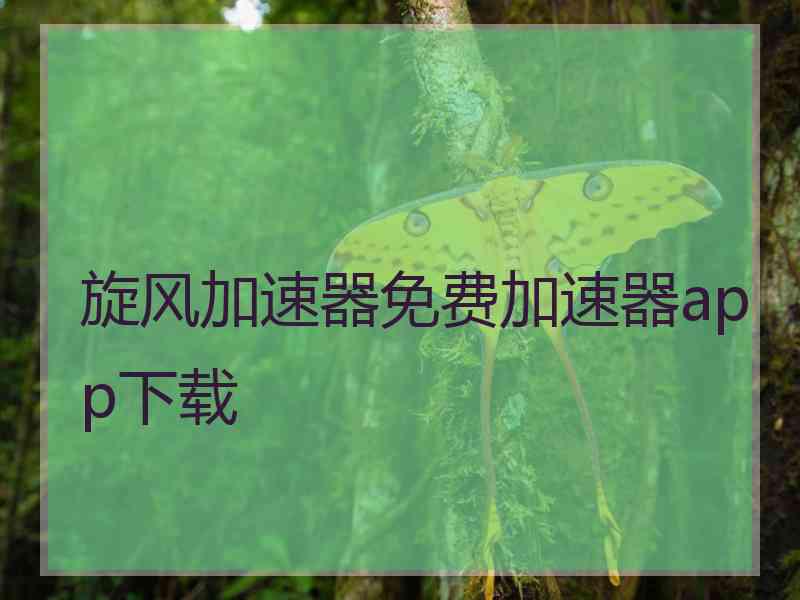 旋风加速器免费加速器app下载