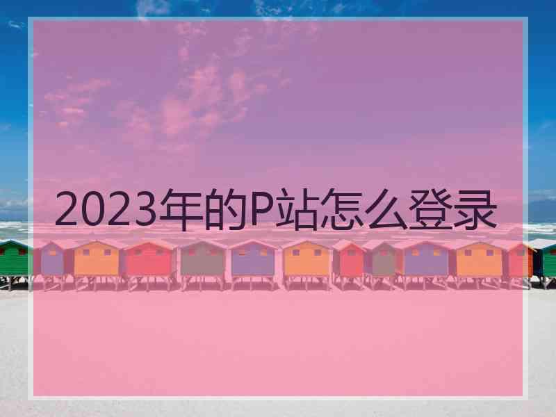 2023年的P站怎么登录