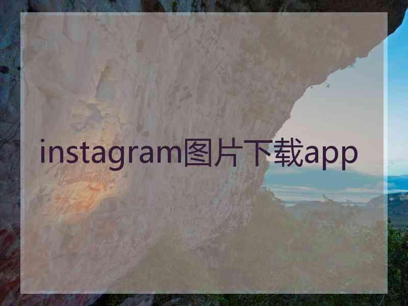 instagram图片下载app