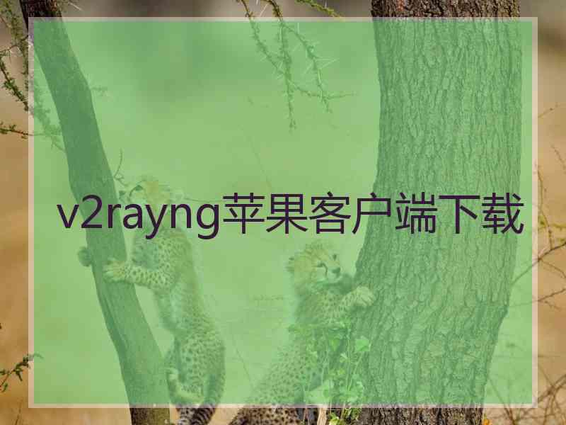 v2rayng苹果客户端下载