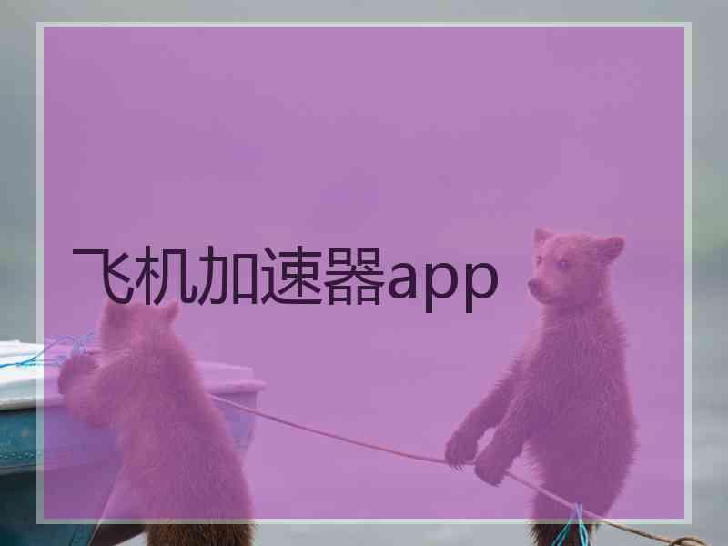 飞机加速器app