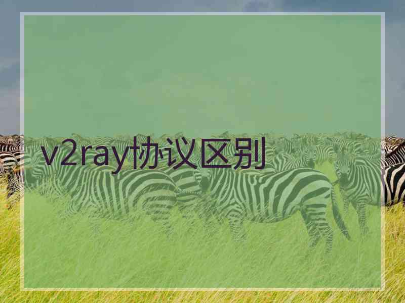 v2ray协议区别