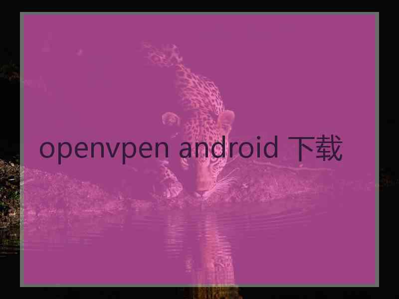 openvpen android 下载