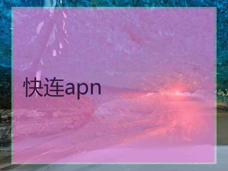 快连apn