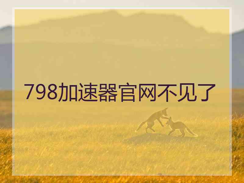 798加速器官网不见了