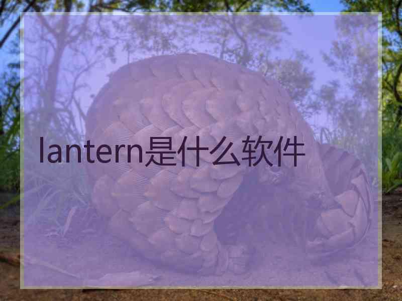 lantern是什么软件