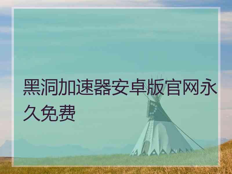 黑洞加速器安卓版官网永久免费