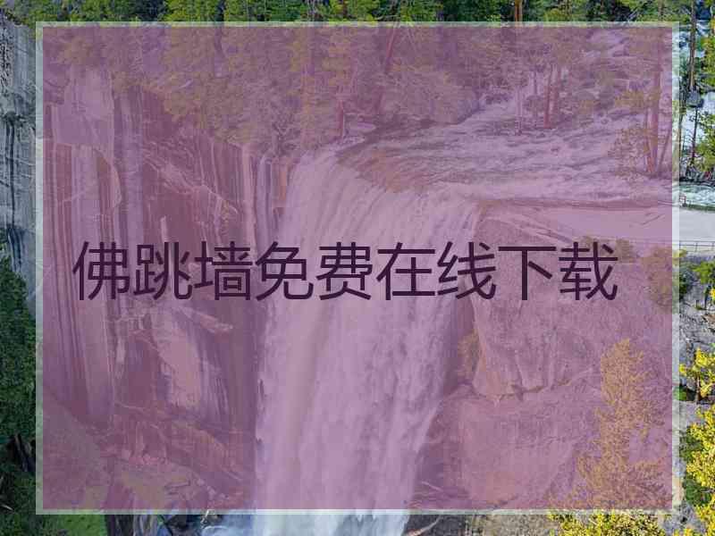 佛跳墙免费在线下载