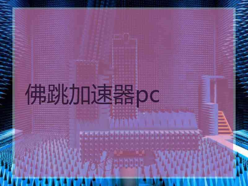 佛跳加速器pc