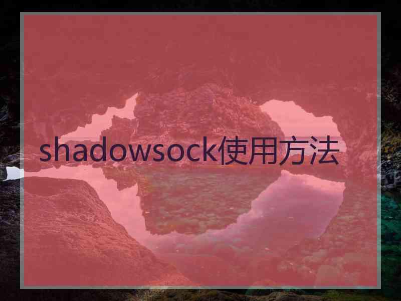 shadowsock使用方法