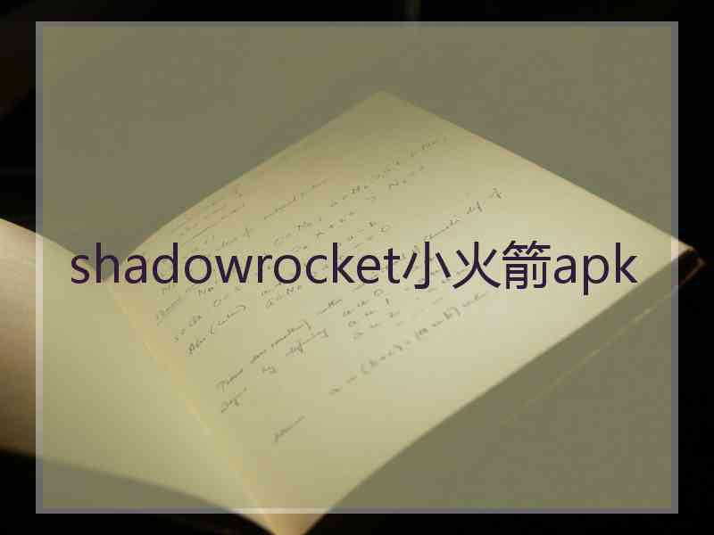 shadowrocket小火箭apk