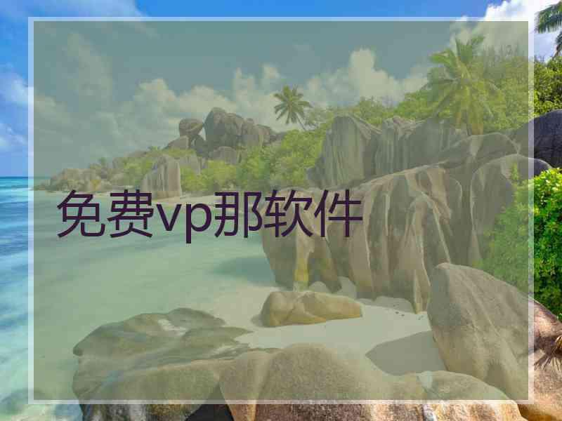 免费vp那软件