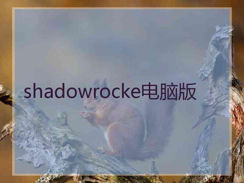 shadowrocke电脑版