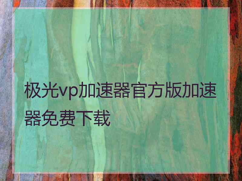 极光vp加速器官方版加速器免费下载