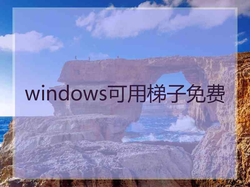windows可用梯子免费