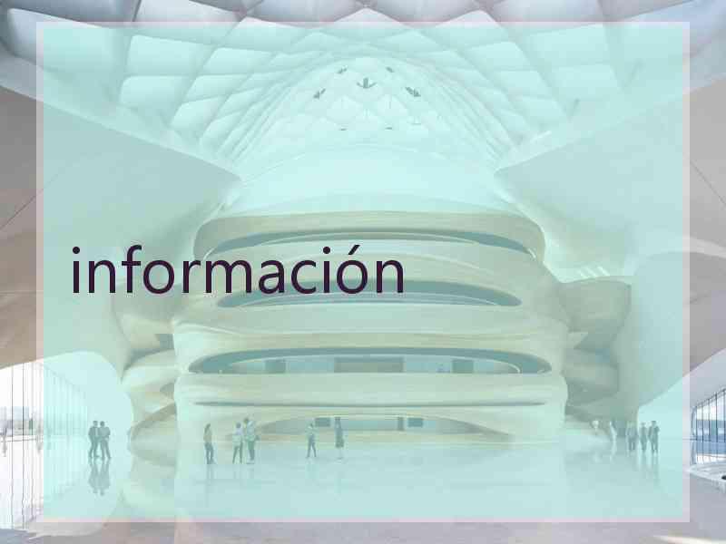 información