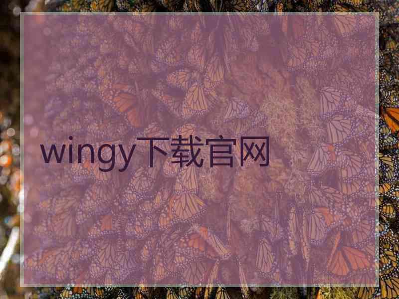 wingy下载官网