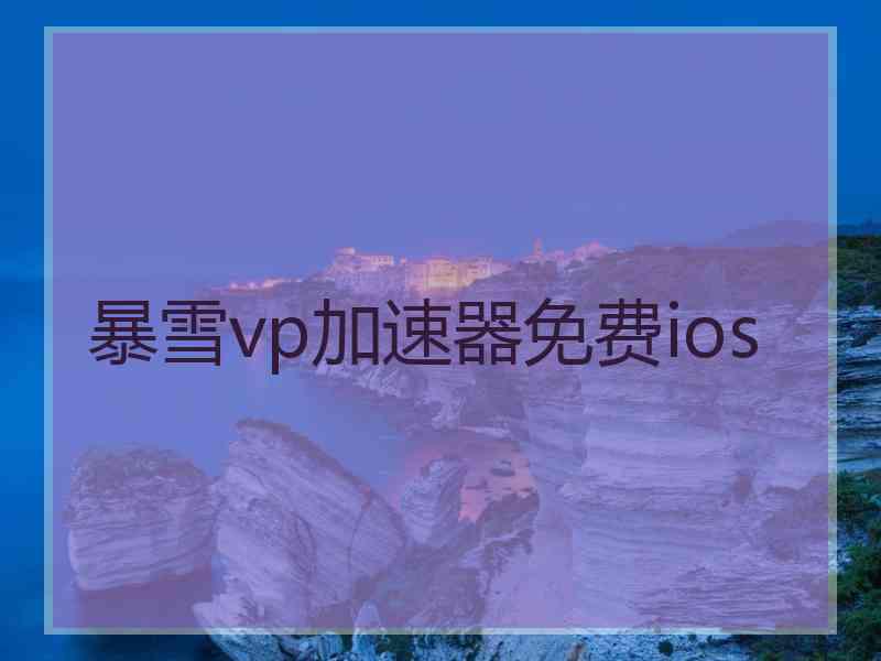 暴雪vp加速器免费ios