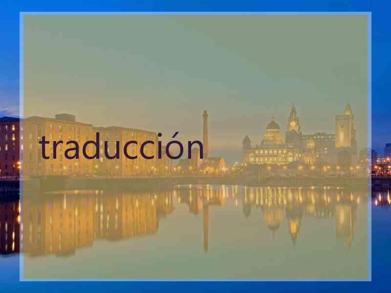 traducción